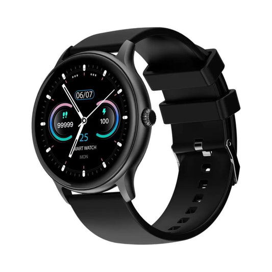 Fire-Boltt Hurricane Smartwatch (Black) Phoenix Smart Watch with Bluetooth Calling 1.3",120+ Sports Modes, 240 * 240 PX High Res with SpO2, Heart Rate Monitoring & IP67
