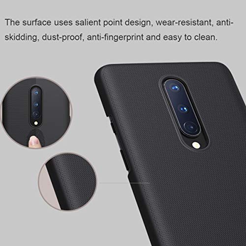 Oneplus 8 Nillkin Polycarbonate Super Frosted Hard Pc Back Cover Case For Oneplus 8 One Plus 8/1+8 6.55" Inch (Black)