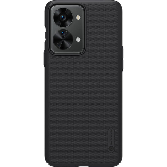 Nillkin Case for OnePlus Nord 2T 5G (6.43" Inch) Super Frosted Hard Back Dotted Grip Cover PC Black Color