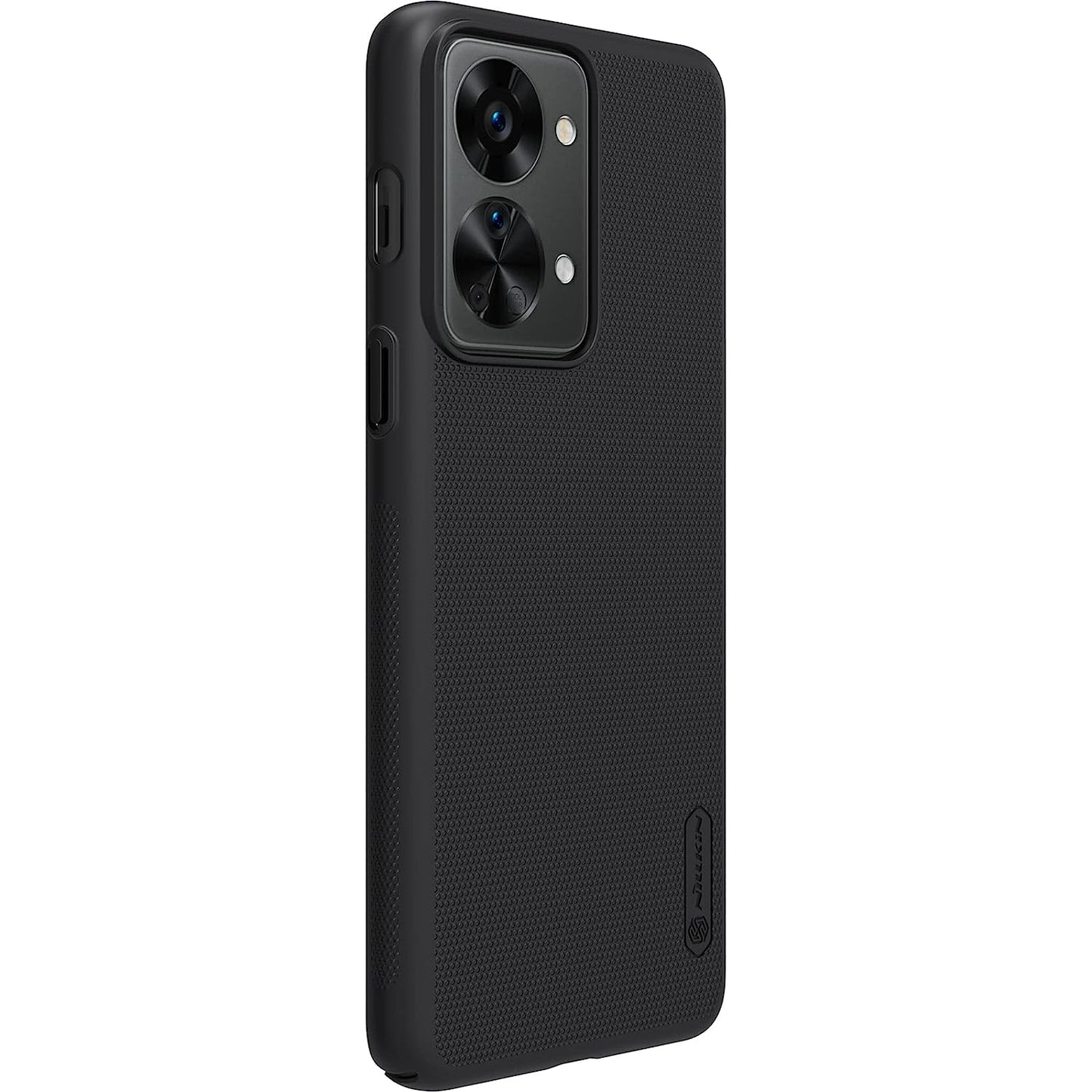 Nillkin Case for OnePlus Nord 2T 5G (6.43" Inch) Super Frosted Hard Back Dotted Grip Cover PC Black Color