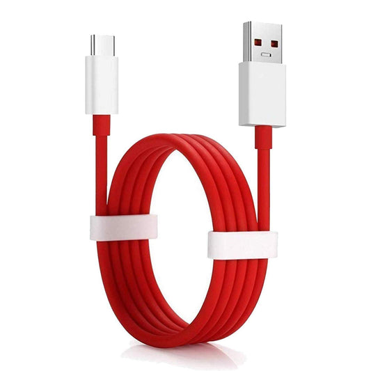 Type C Dash Charging USB Data Cable Compatible with OnePlus Devices (1 mtr)