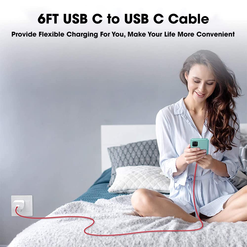 Type-C to USB C PD Data Sync Fast Charging Cable Compatible