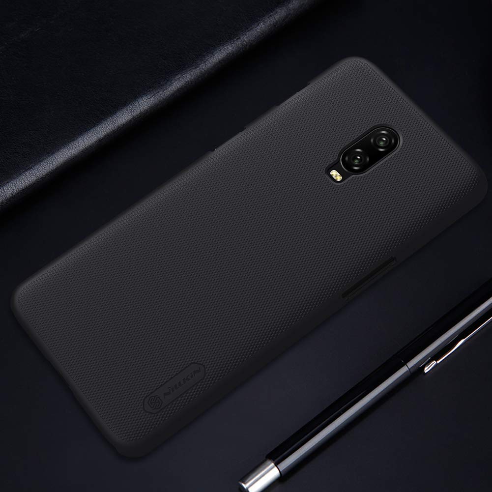 Nillkin Case for OnePlus 6T One Plus 6 T (1+6) T Super Frosted Hard Back Cover Hard PC Black Color