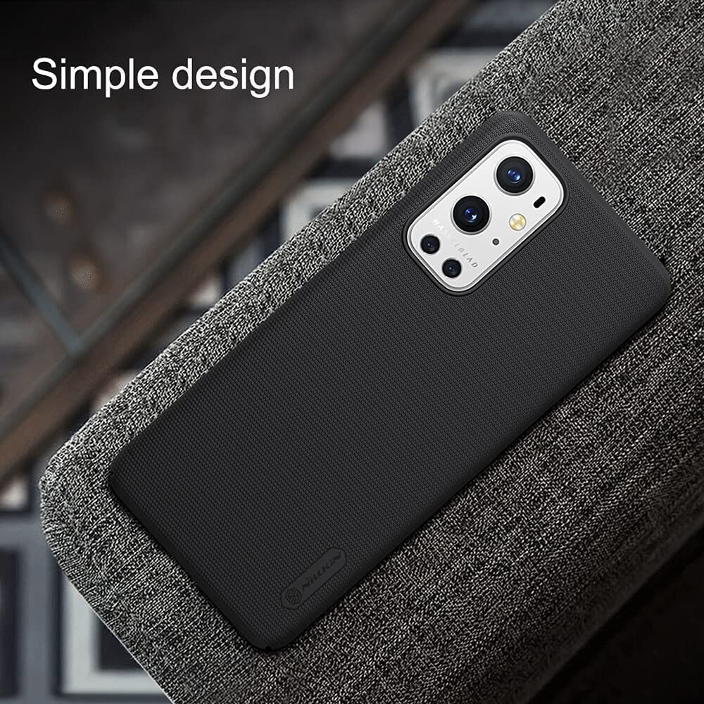 Nillkin Super Frosted Plastic, PC Hard Back Cover Case for OnePlus 9 Pro/One Plus 9 Pro/(1+9) Pro 6.7" inches - Colour: Black
