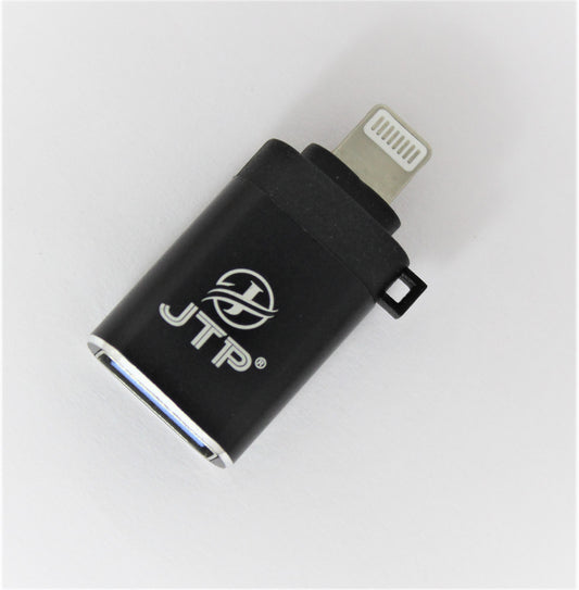 JTP USB 3.0 Female OTG Lightning Adapter Compatible