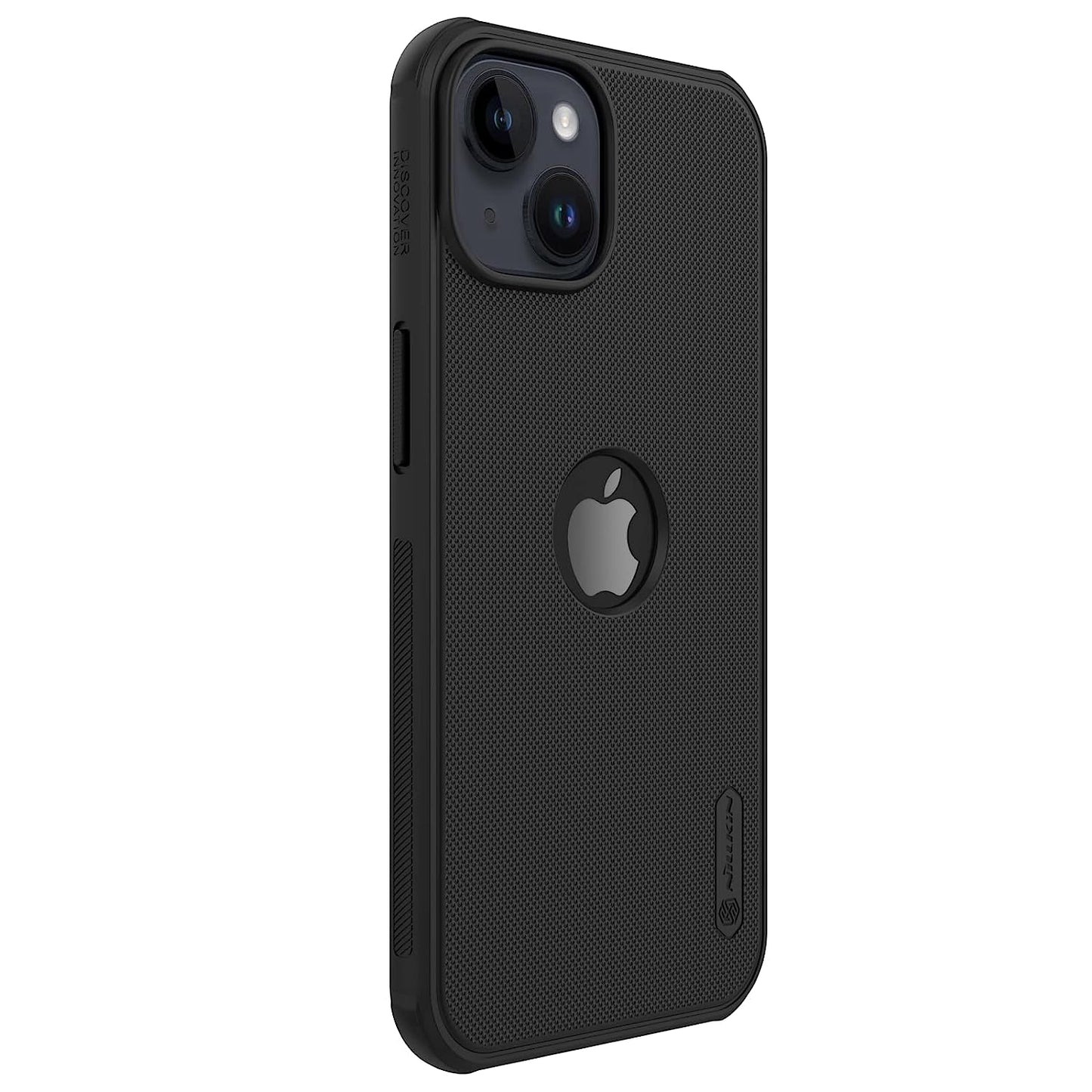 Nillkin Case for Apple iPhone 14 / iPhone 13 (6.1" Inch) Super Frosted Shield Pro Hard Back Soft Border (PC + TPU) Shock Absorb Cover Raised Bezel Camera Protect PC with Logo Cut Black Color