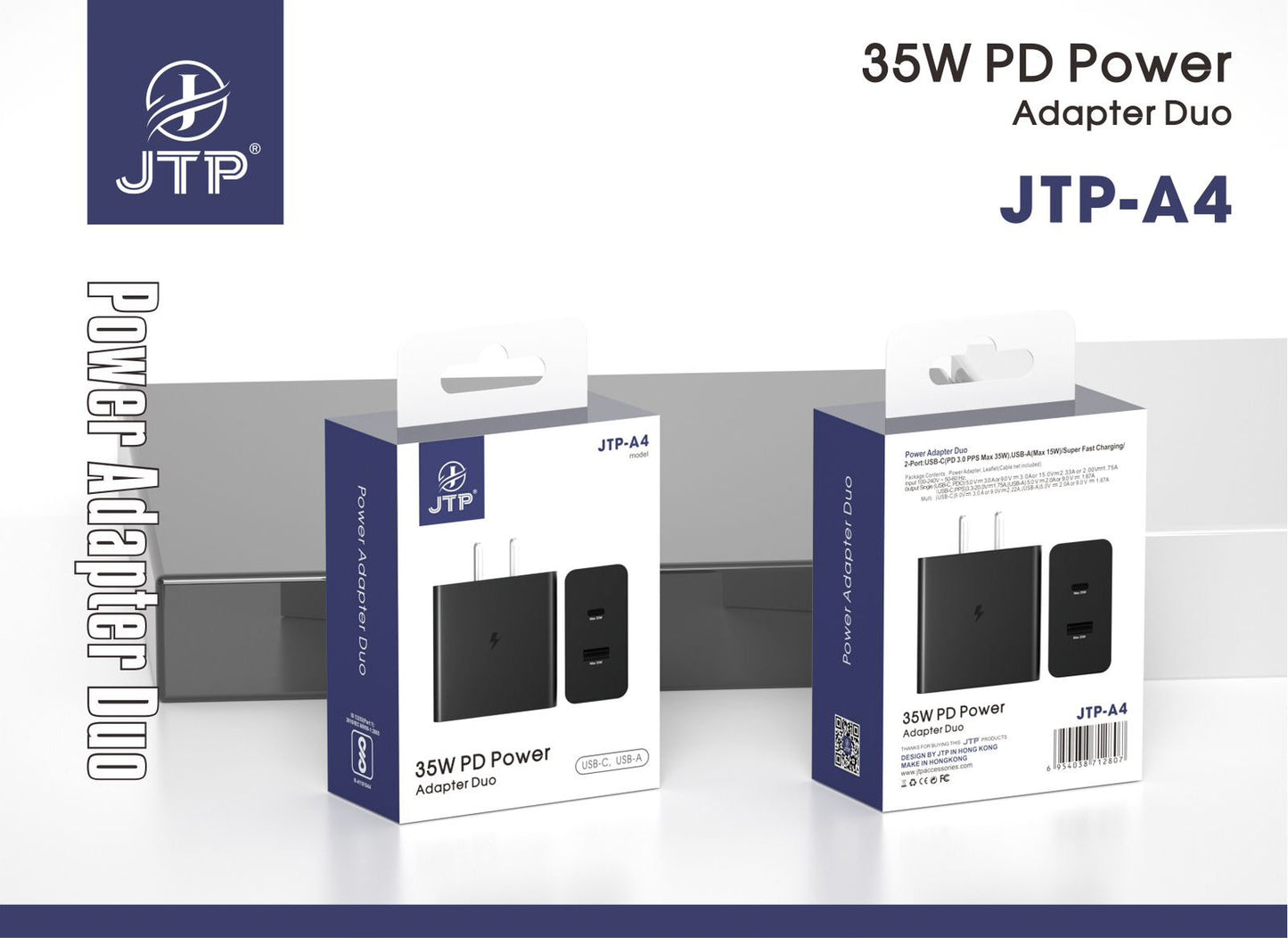 JTP-A4-35W Dual Output Dock Super Fast