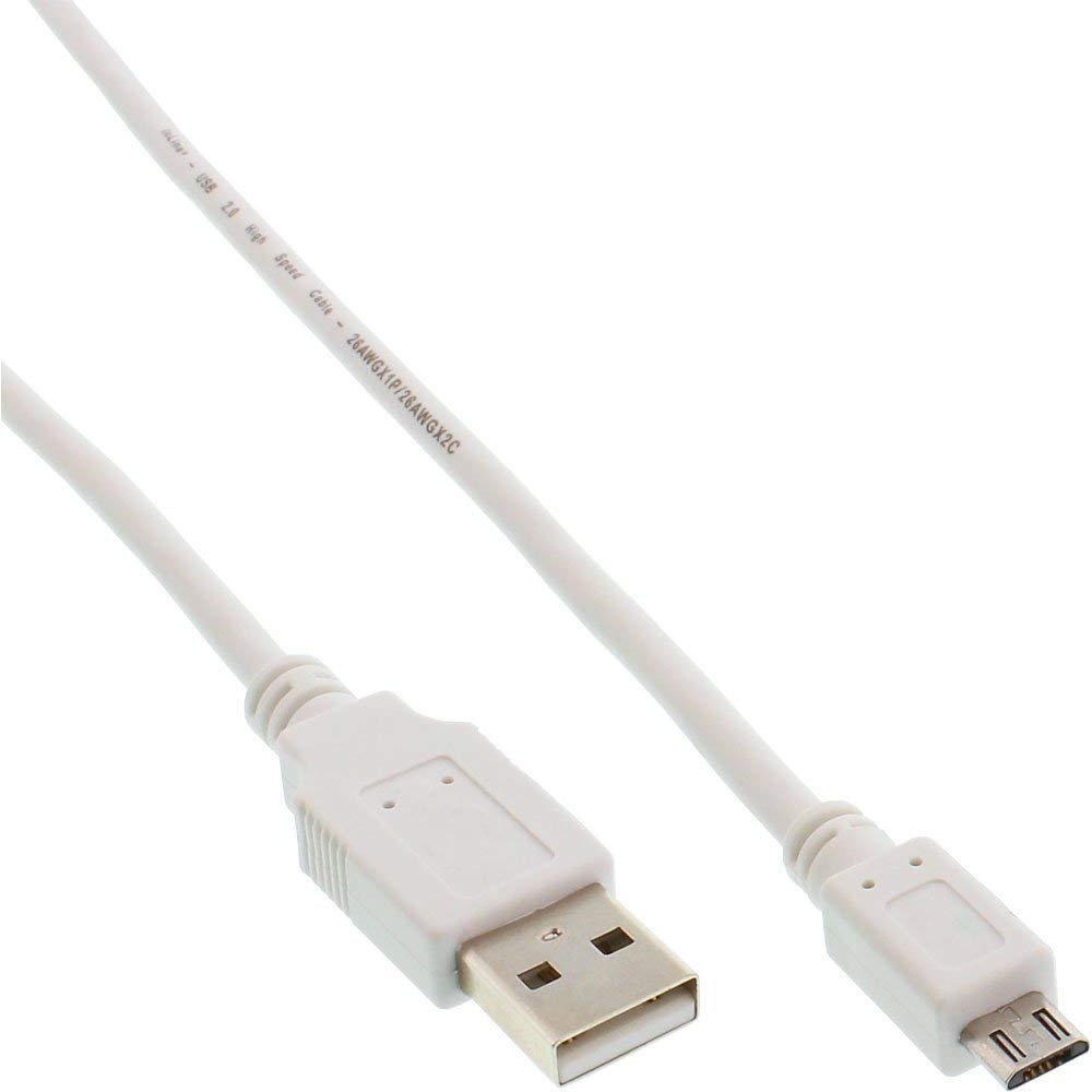 Ubon V8 Usb Data Cable (White)