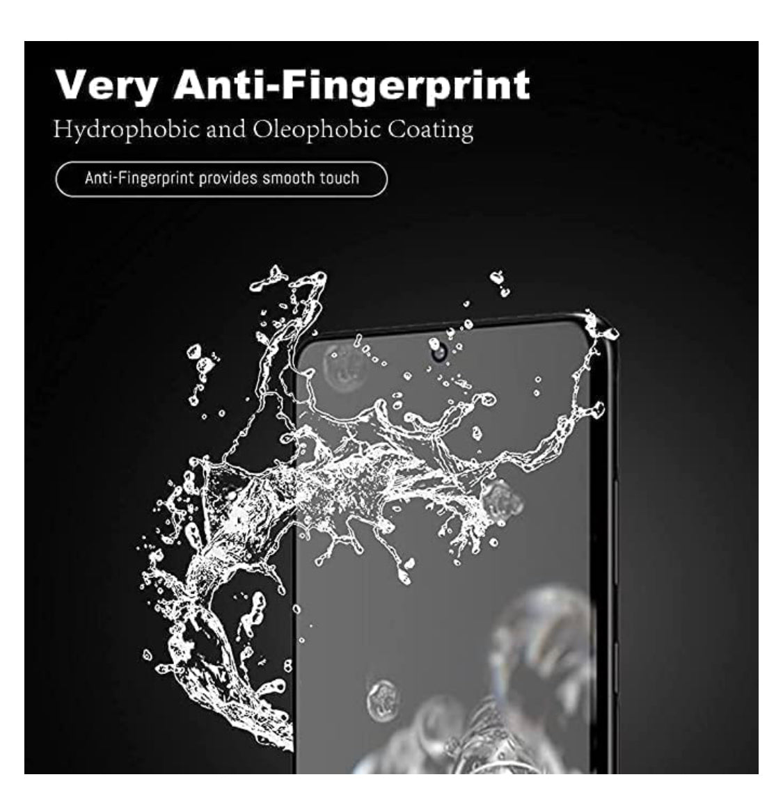 For Samsung Gorilla Extra Strong Premium HD+ Quick Paste One Minute UV Tempered Glass Edge to Edge Full Coverage Fingerprint and Oil Resistant