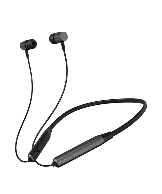 ZEBRONICS Zeb Evolve Wireless Bluetooth in Ear Neckband Earphone, Rapid Charge, Dual Pairing, Magnetic earpiece,Voice Assistant with Mic