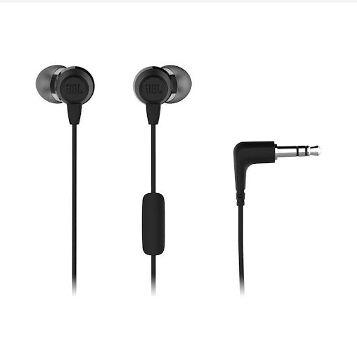 JBL T50HI in-Ear Wired Headphone with Noise Isolation Mic, Bass sound, 1.2 m cable length