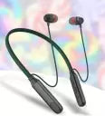 U&i Lollipop Series Uinb-6930,Type-C-Charging Support In Ear Neckband 16 Hours Playtime Bluetooth Headset (Black, in The Ear)