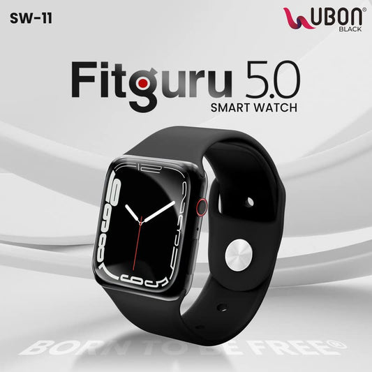 UBON Fitguru SW-11 Water Resistance Smart Watch 1.69" Display Full Touch Control Bluetooth Calling Voice Assistant Camera Music HD Display Multiple...