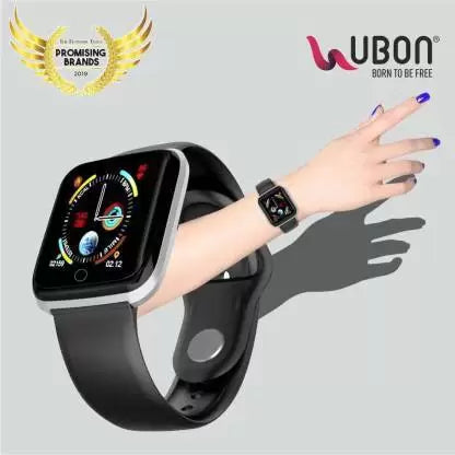 Ubon SW-31 Smartwatch  (Black Strap, free size)