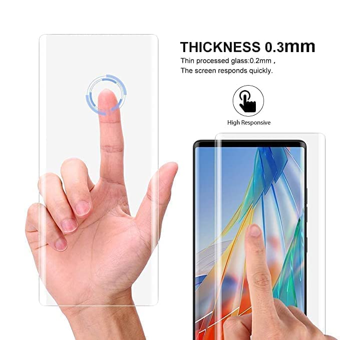 For VIVO UV Tempered Glass Screen Protector One Minute UV Odorless and Pollution-Free Quick Paste Glue Tempered Glass Screen Protector fo VIVO (Clear)